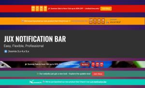 JUX Notification Bar